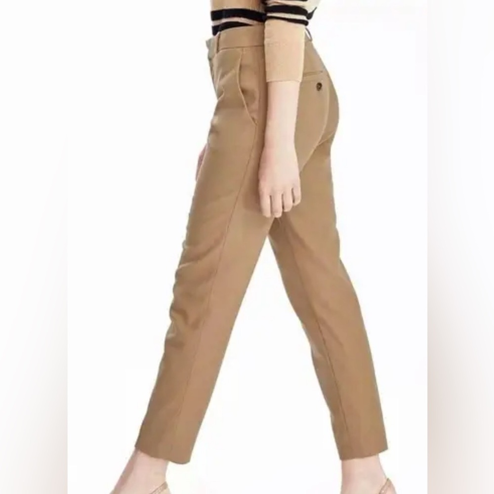 Banana Republic Slim Cropped Chino Pants in Camel
